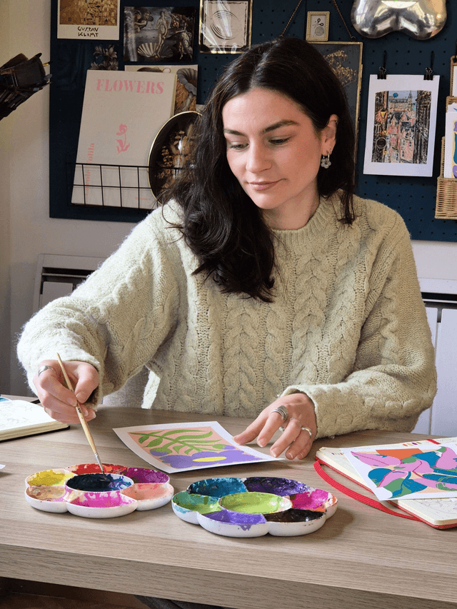 Atelier gouache florale - 14h à 16h