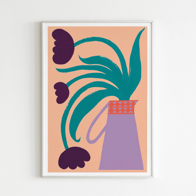 Print &quot;Fleurs abstraites 1&quot;